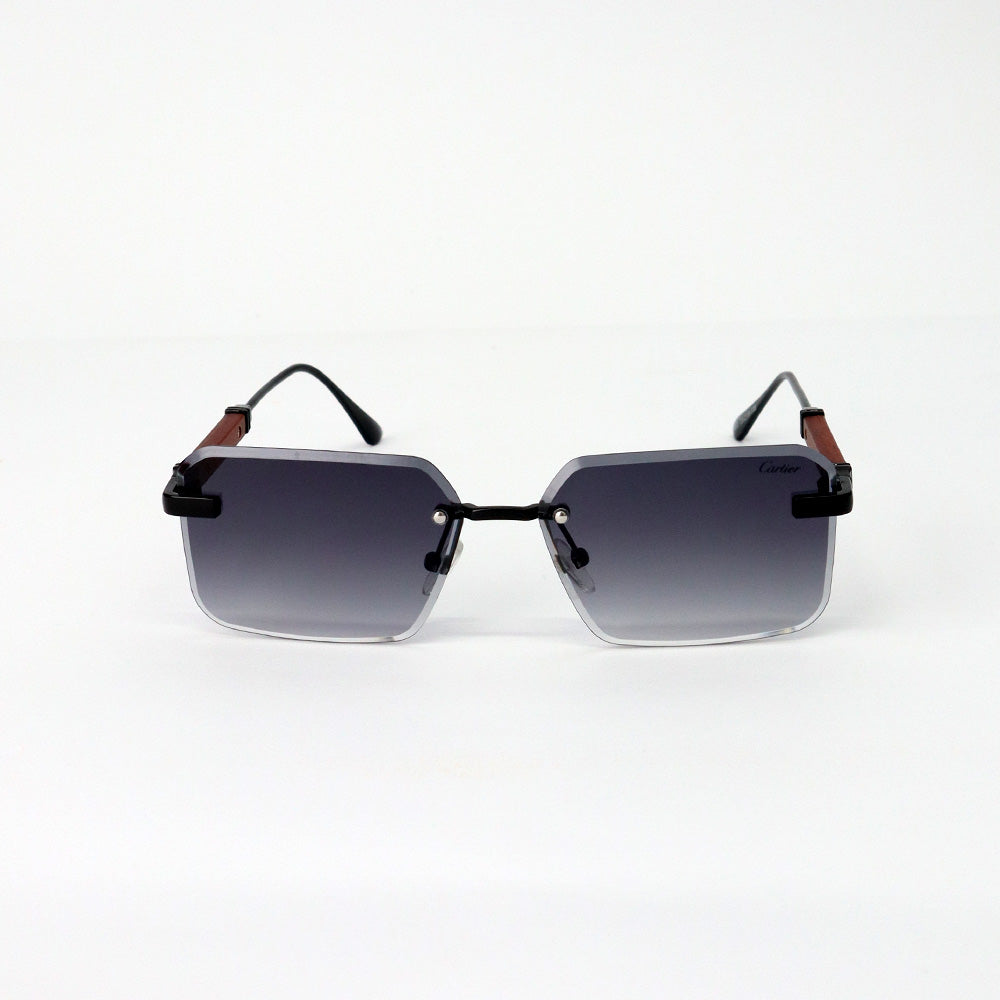 Cartier Rimless Metal Sunglasses