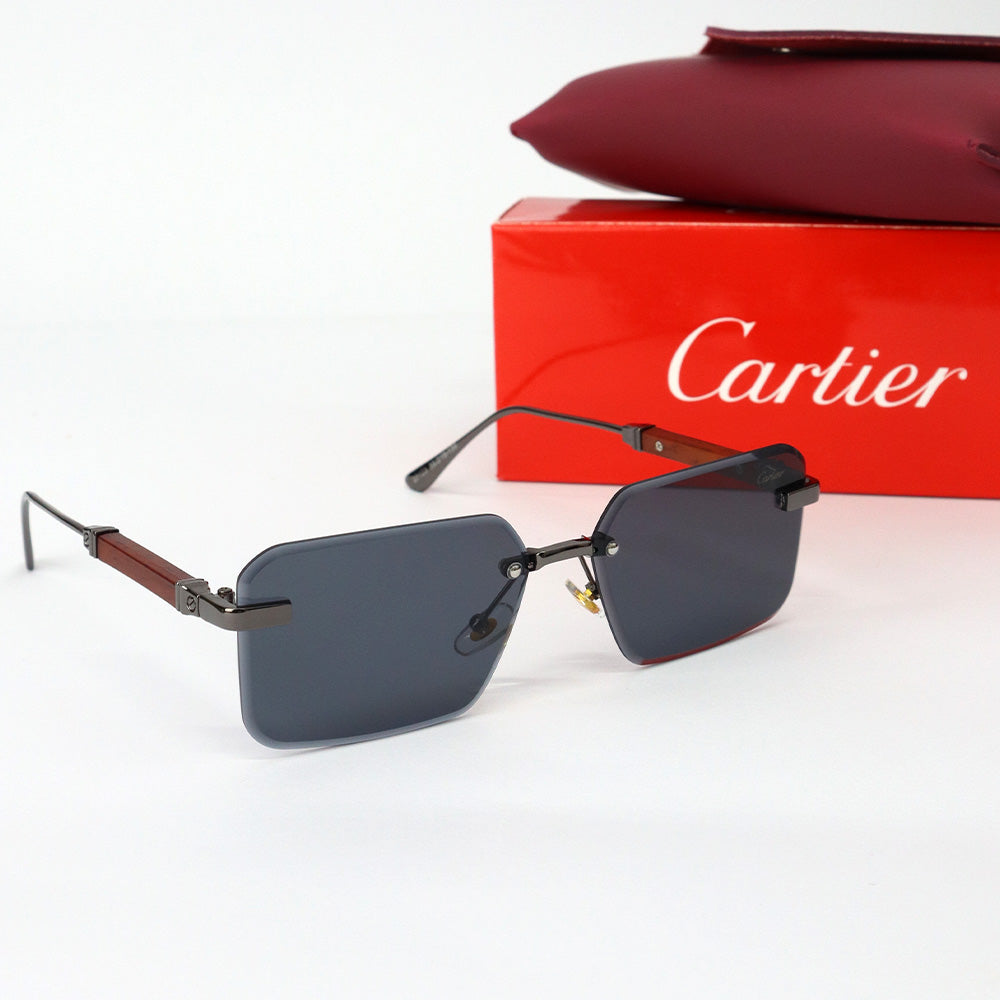 Cartier Rimless Metal Sunglasses