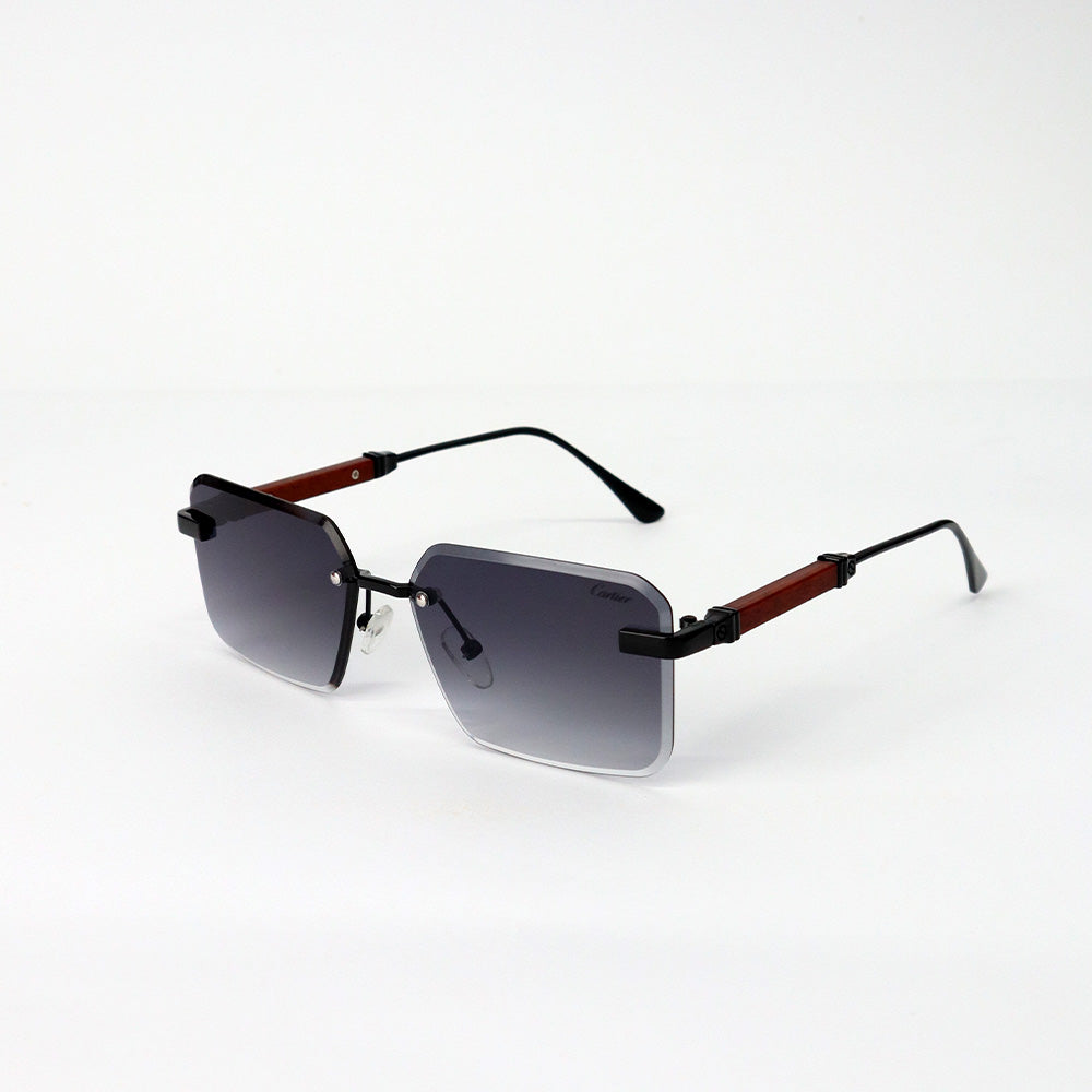 Cartier Rimless Metal Sunglasses