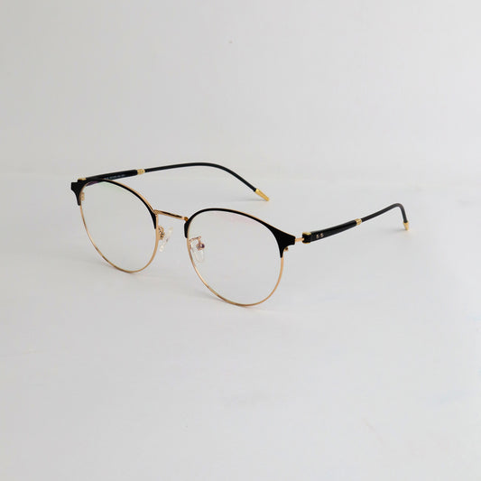 Noir Edge – Semi-Rim Metal Optical Frame