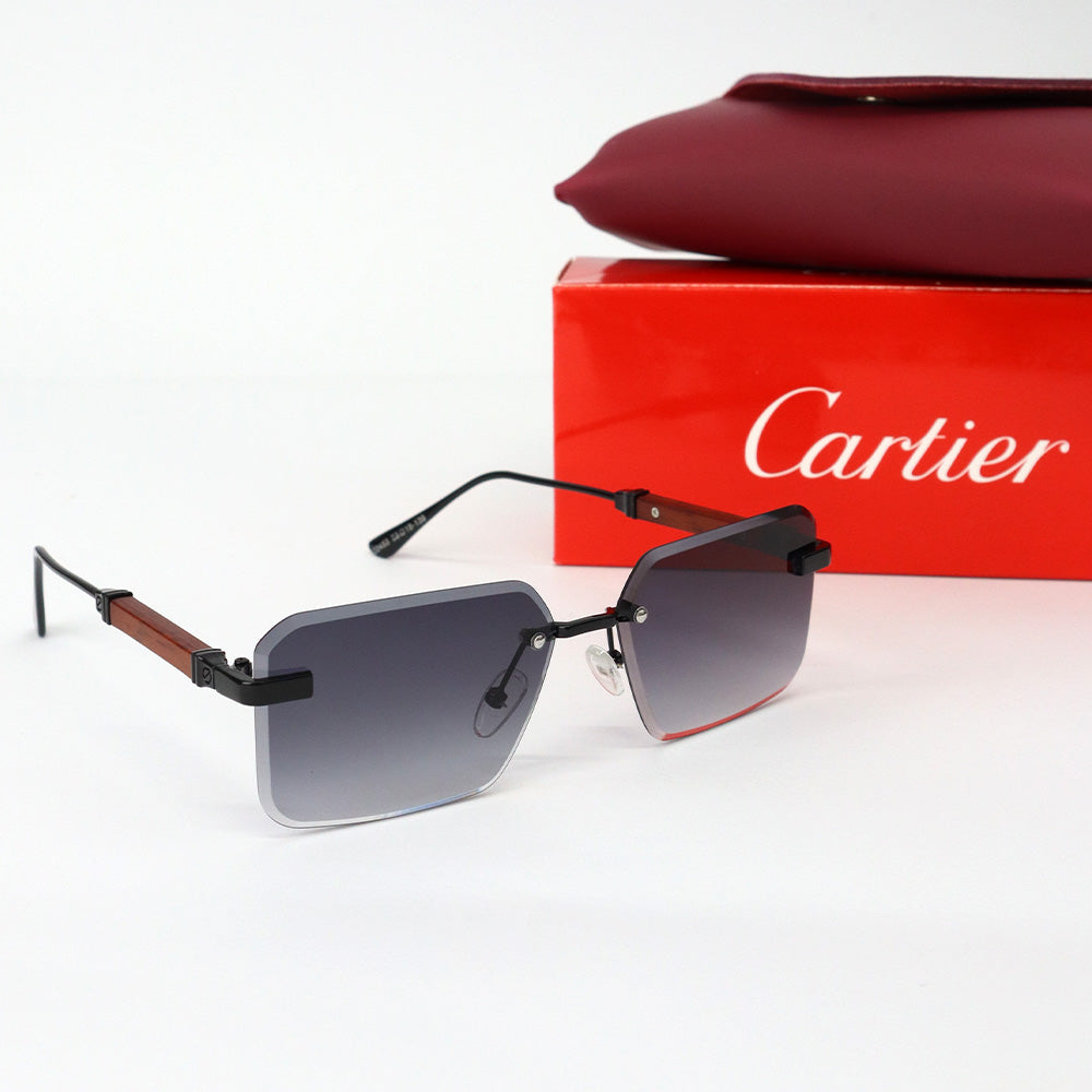 Cartier Rimless Metal Sunglasses