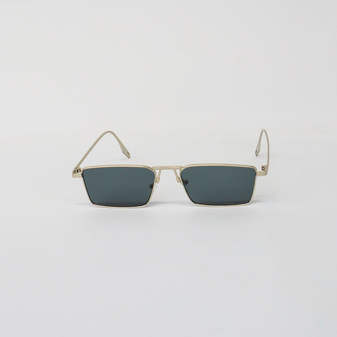 Aurum Edge – Metal Square Sunglasses