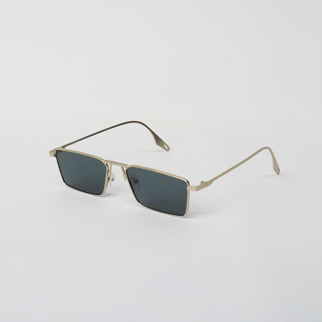 Aurum Edge – Metal Square Sunglasses