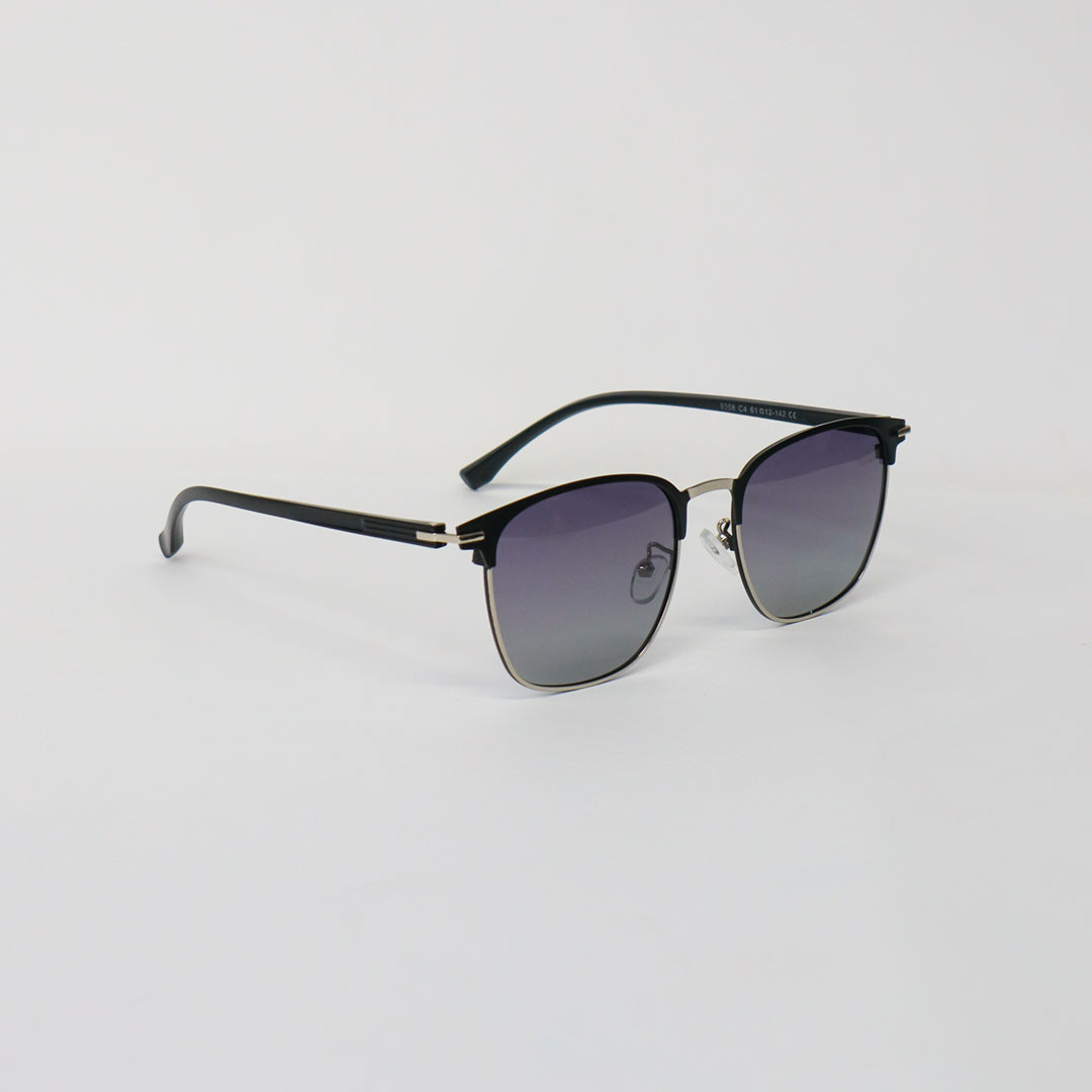 Crystal Noir – Premium Square Sunglasses
